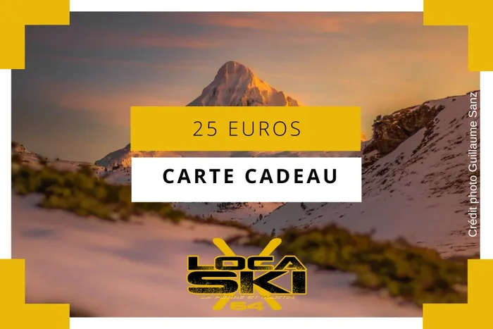 Carte cadeau Loca-Ski 25 euros