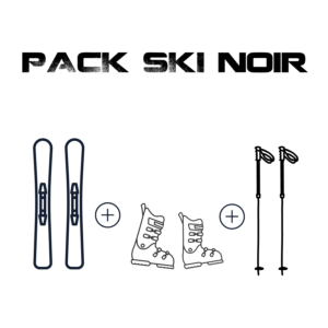 Pack ski noir