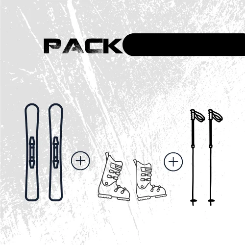 Pack ski noir