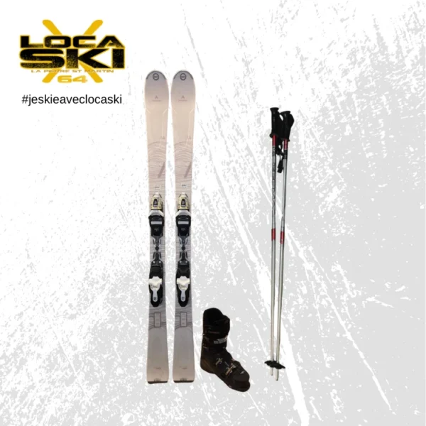 Composition du pack ski noir femme