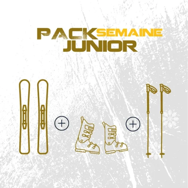 Pack ski junior tarif semaine