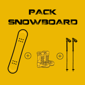 Paquete de snowboard
